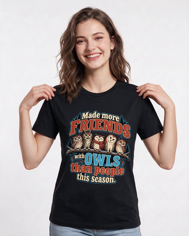 Hunting Black T-Shirt for Women – Everyday Expression Graphic Tee product image 1