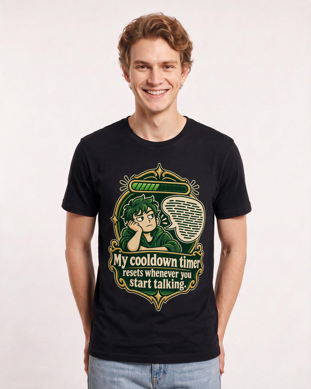 Gaming Black T-Shirt for Men – Game Night Graphic Tee product image 1