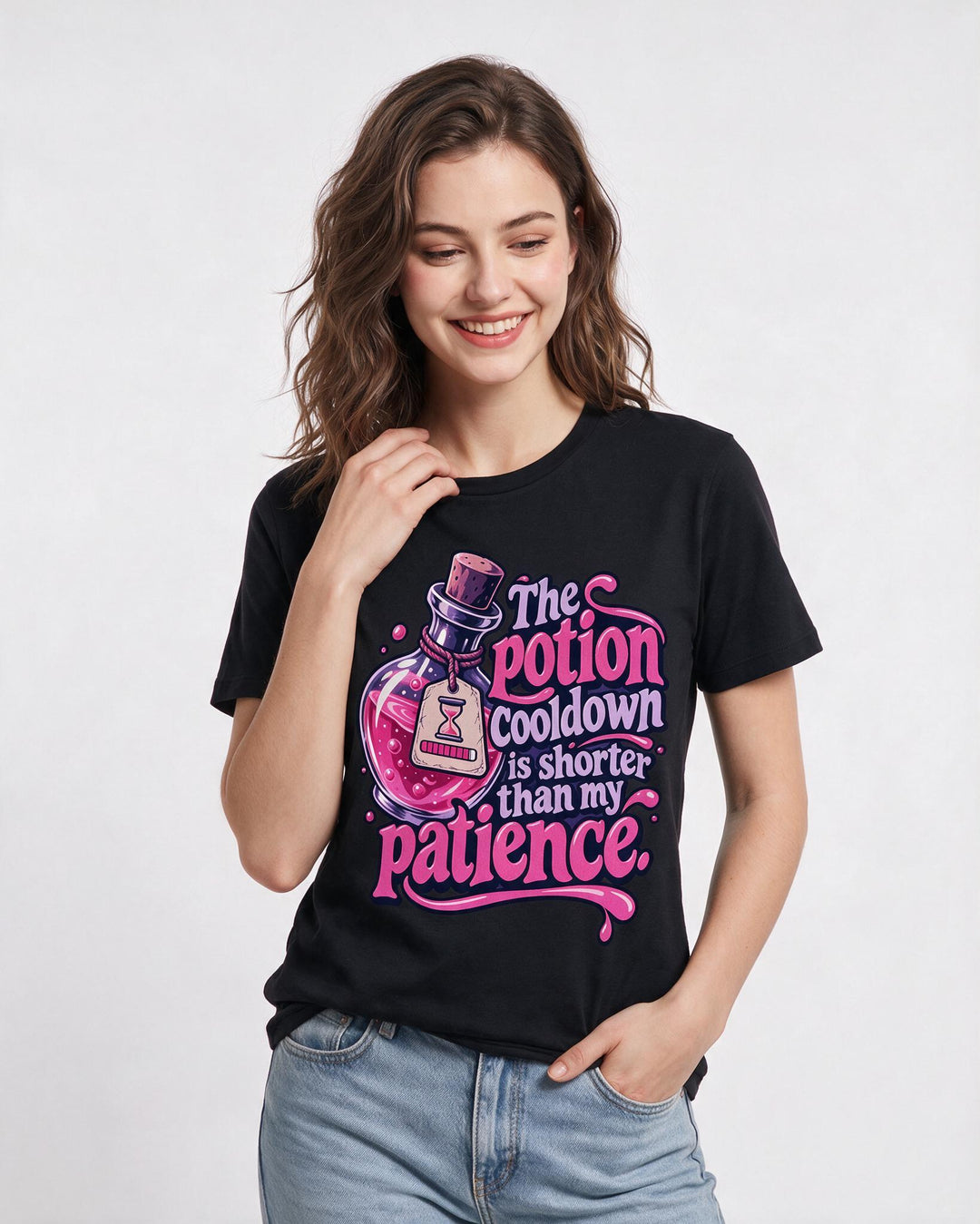 Gaming Black T-Shirt for Women – Game Night Graphic Tee product image 1