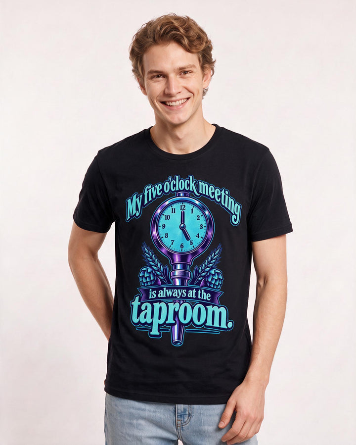 Beer Black T-Shirt for Men – Everyday Expression Graphic Tee product image 1