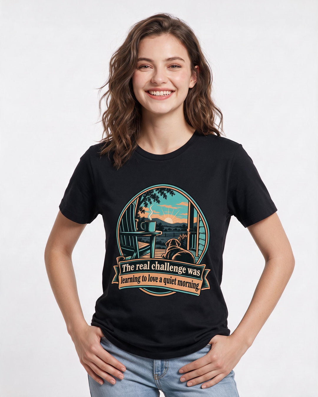 Veteran Black T-Shirt for Women – Everyday Expression Graphic Tee product image 1
