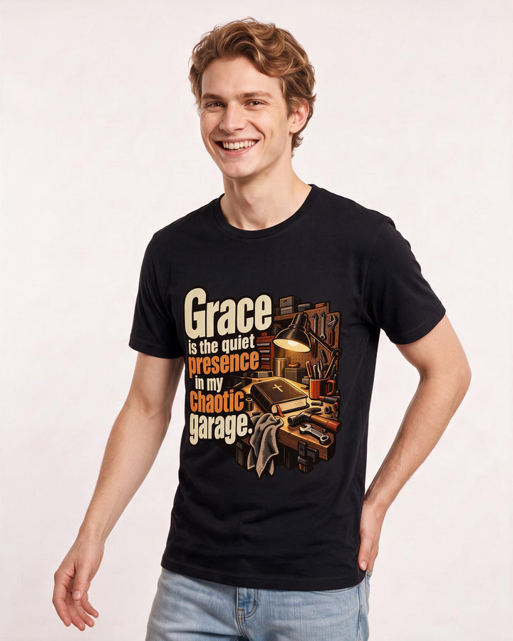 Christian Faith Black T-Shirt for Men – Everyday Expression Graphic Tee product image 1