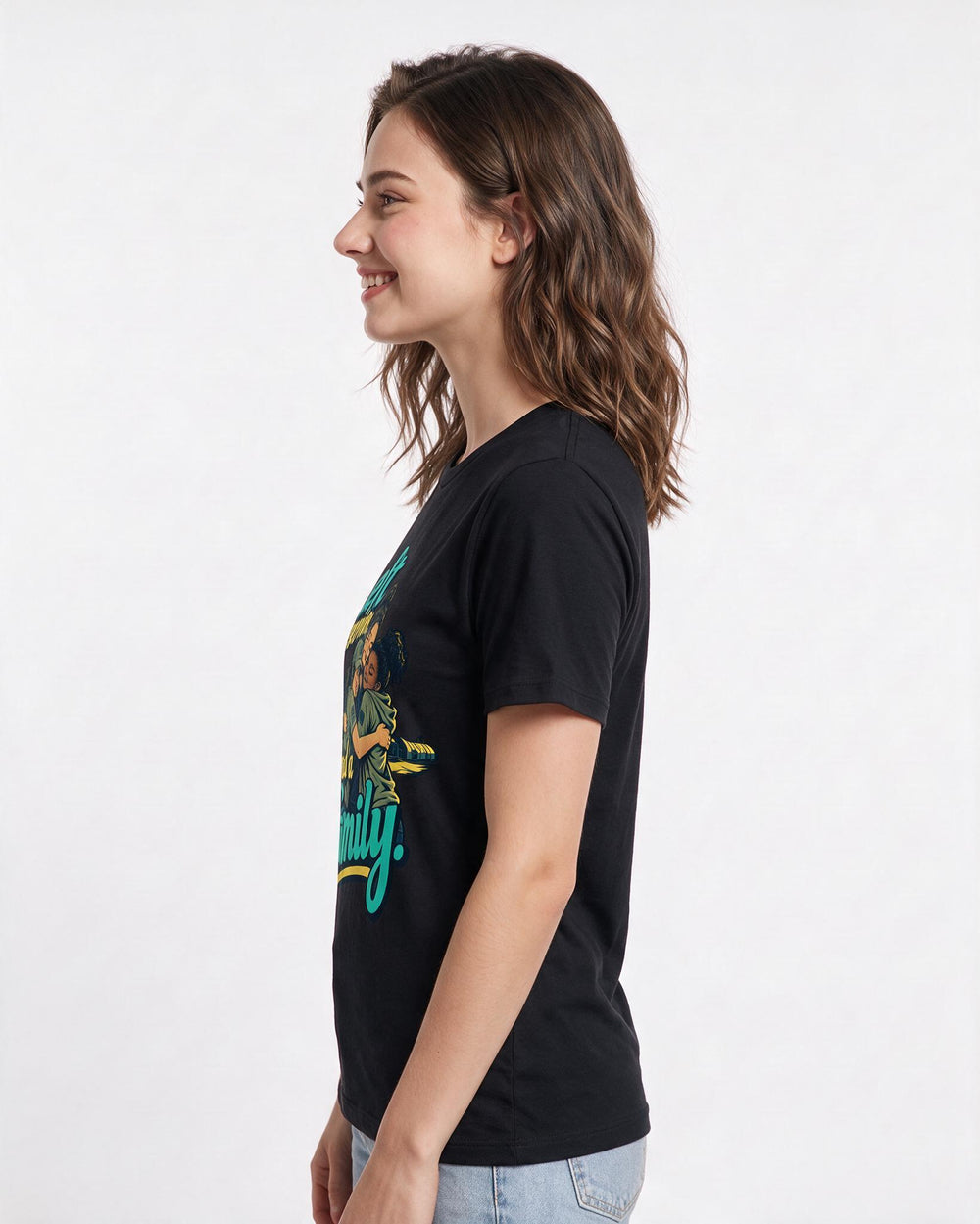 Veteran Black T-Shirt for Women – Everyday Expression Graphic Tee product image 2