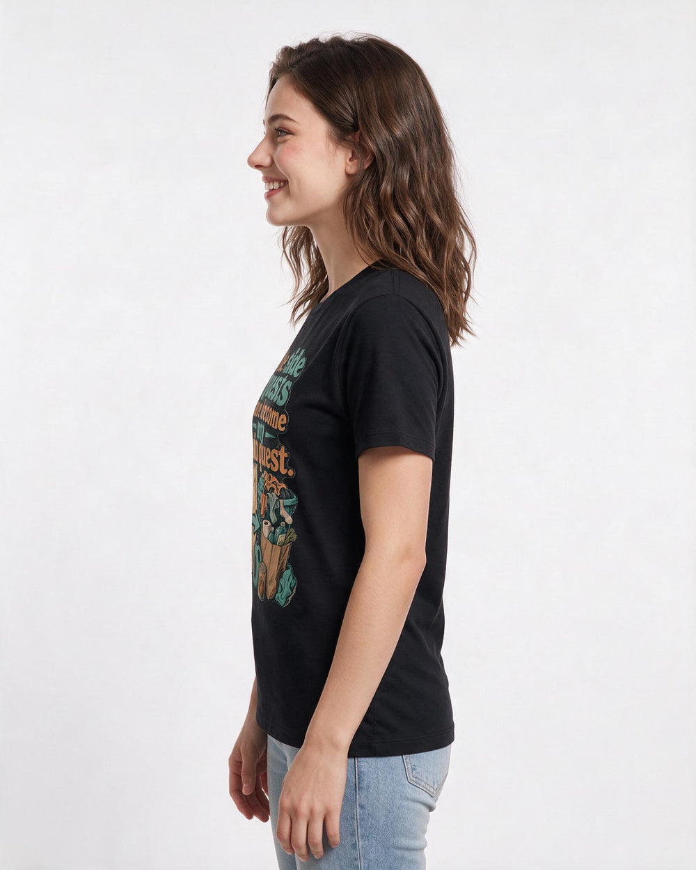 Gaming Black T-Shirt for Women – Game Night Graphic Tee product image 2