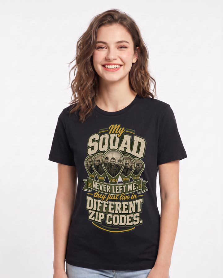 Veteran Black T-Shirt for Women – Everyday Expression Graphic Tee product image 3