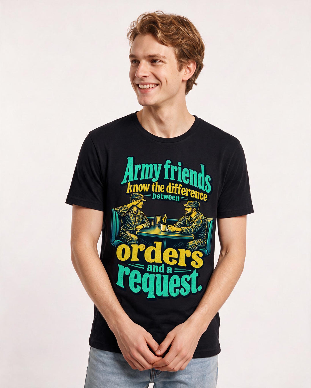 Veteran Black T-Shirt for Men – Everyday Expression Graphic Tee product image 1
