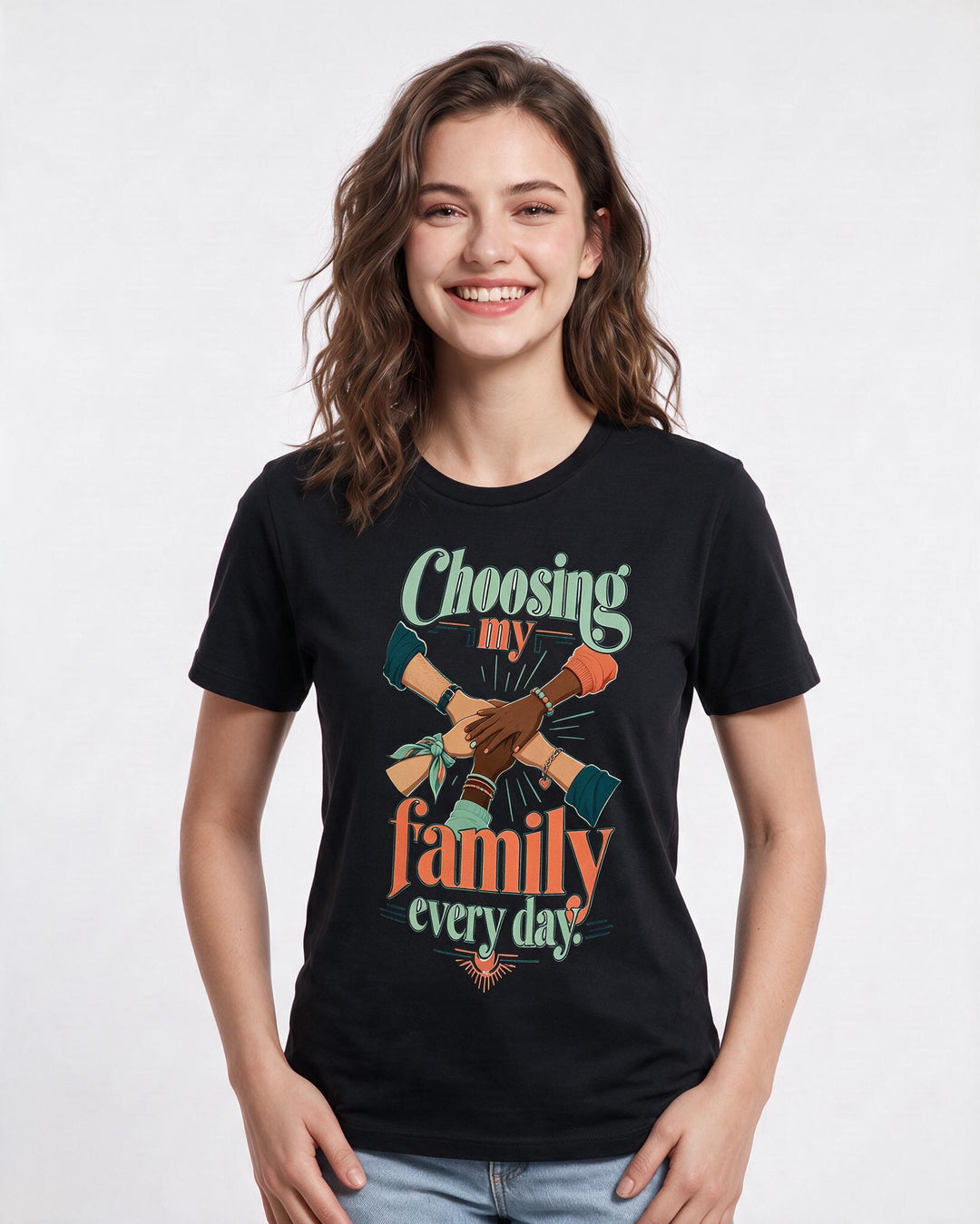 Pride Black T-Shirt for Women – Everyday Expression Graphic Tee product image 1