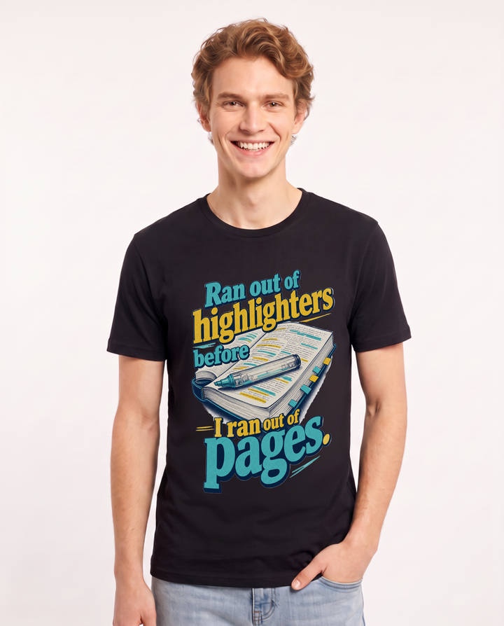 Graduation Black T-Shirt for Men – Everyday Expression Graphic Tee product image 3