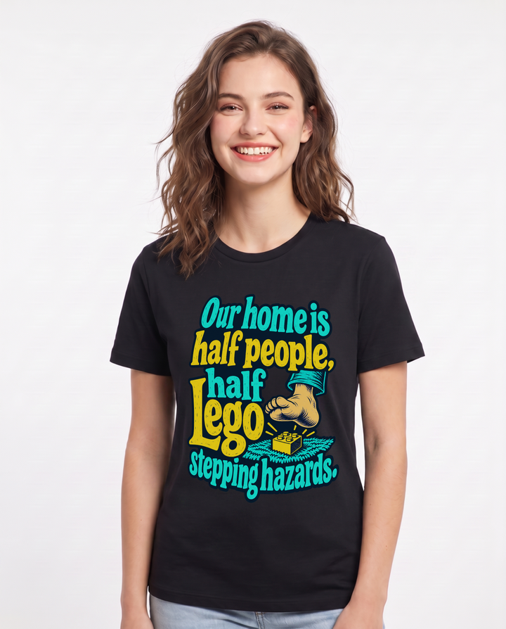 Grandparent Black T-Shirt for Women – Everyday Expression Graphic Tee product image 3