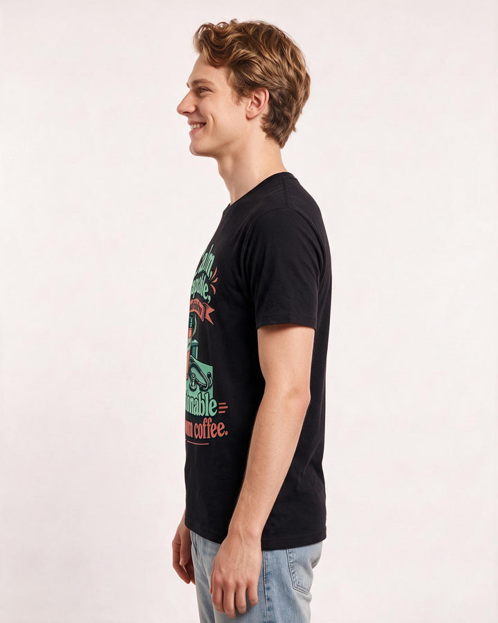 Nurse Black T-Shirt for Men – Nursing Life Graphic Tee product image 2