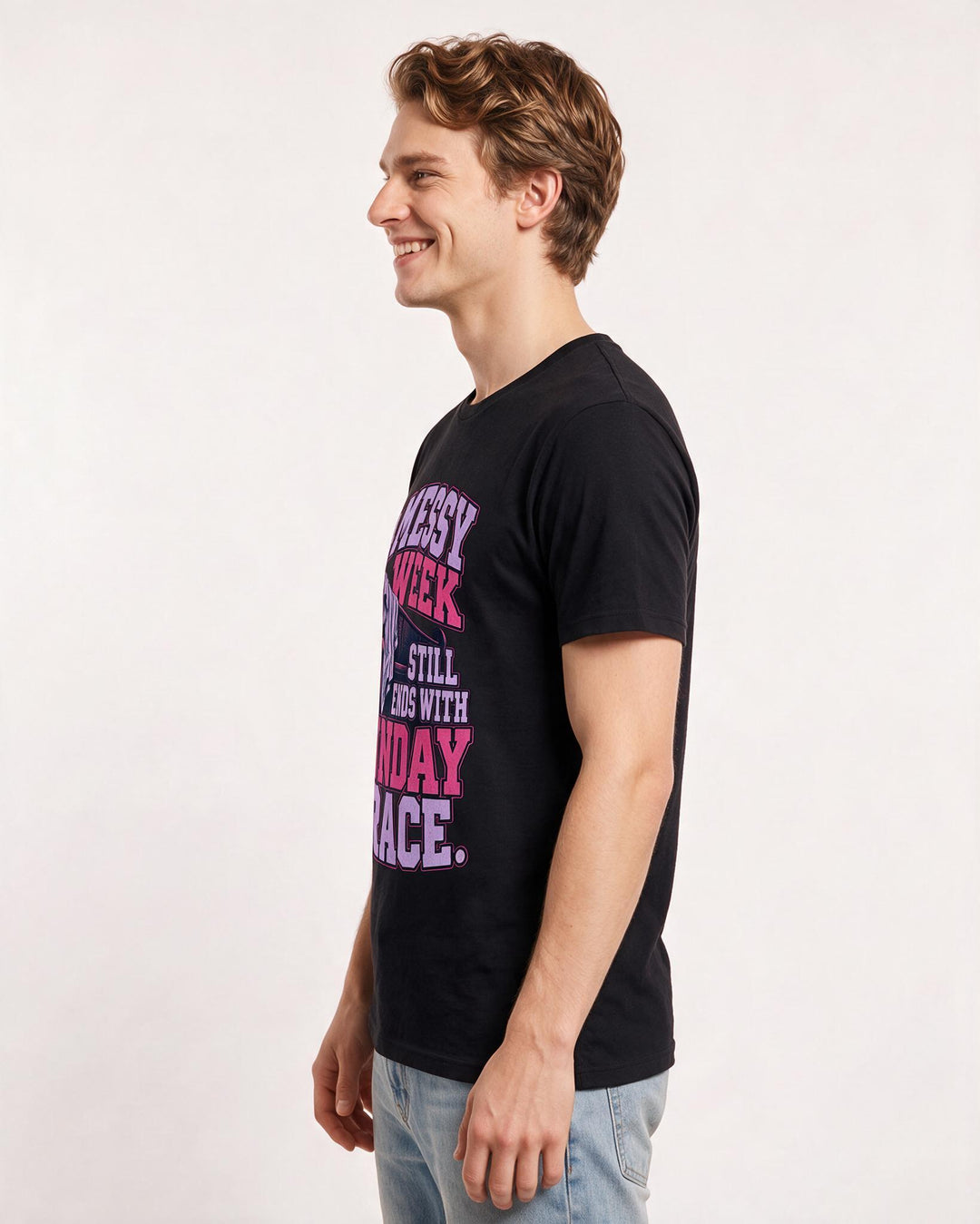 Christian Faith Black T-Shirt for Men – Everyday Expression Graphic Tee product image 2