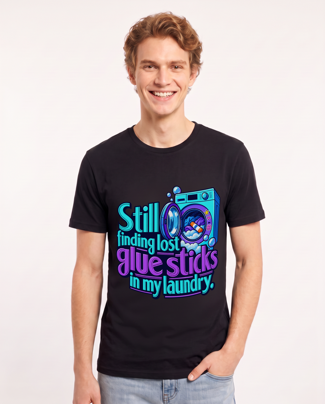 Teacher Black T-Shirt for Men – Everyday Expression Graphic Tee product image 3