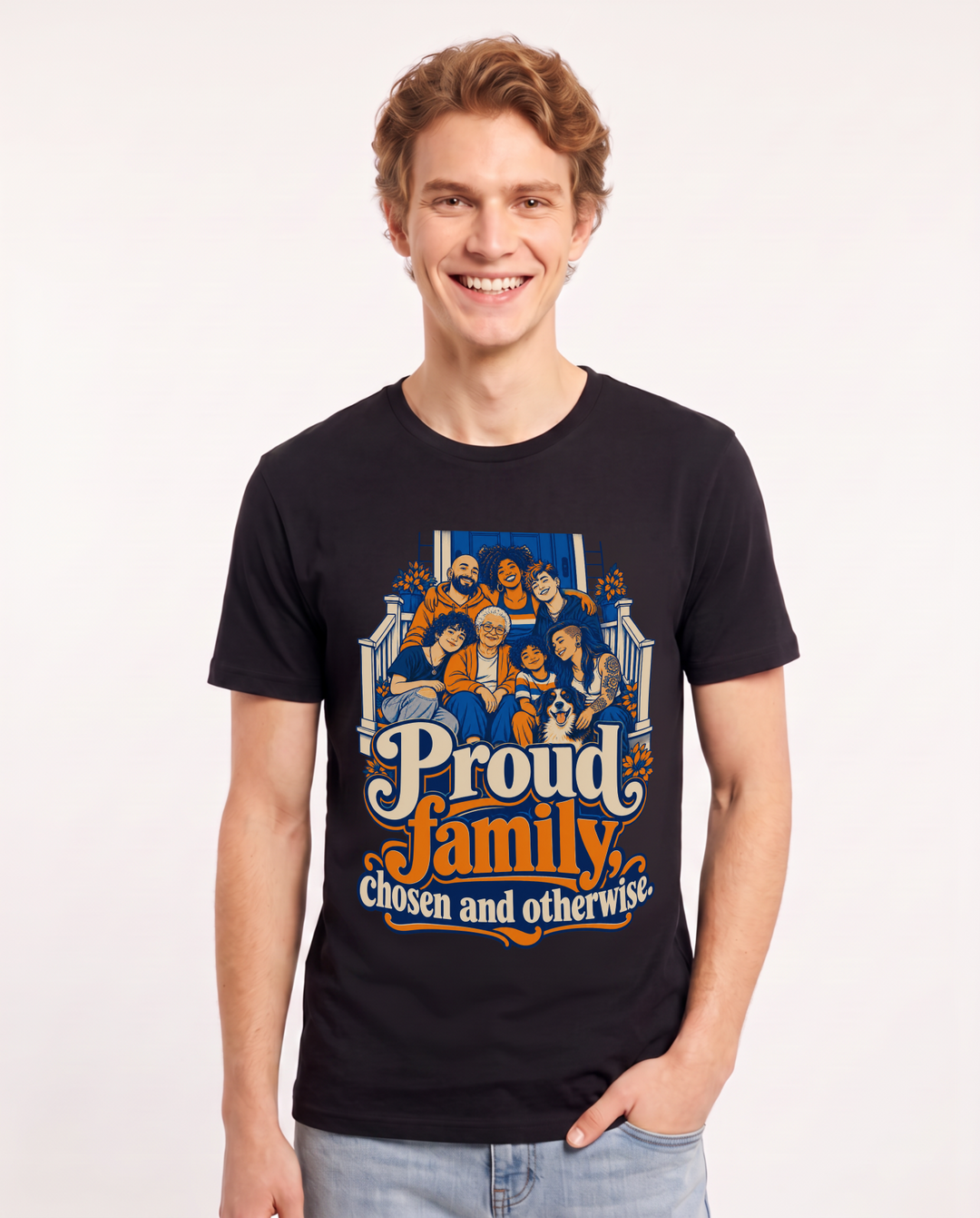 Pride Black T-Shirt for Men – Everyday Expression Graphic Tee product image 3