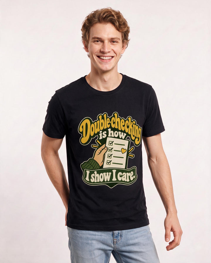 Neurodiversity Black T-Shirt for Men – Everyday Expression Graphic Tee product image 1
