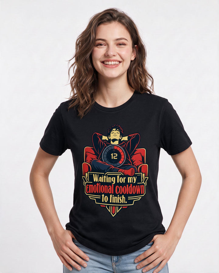 Gaming Black T-Shirt for Women – Game Night Graphic Tee product image 1