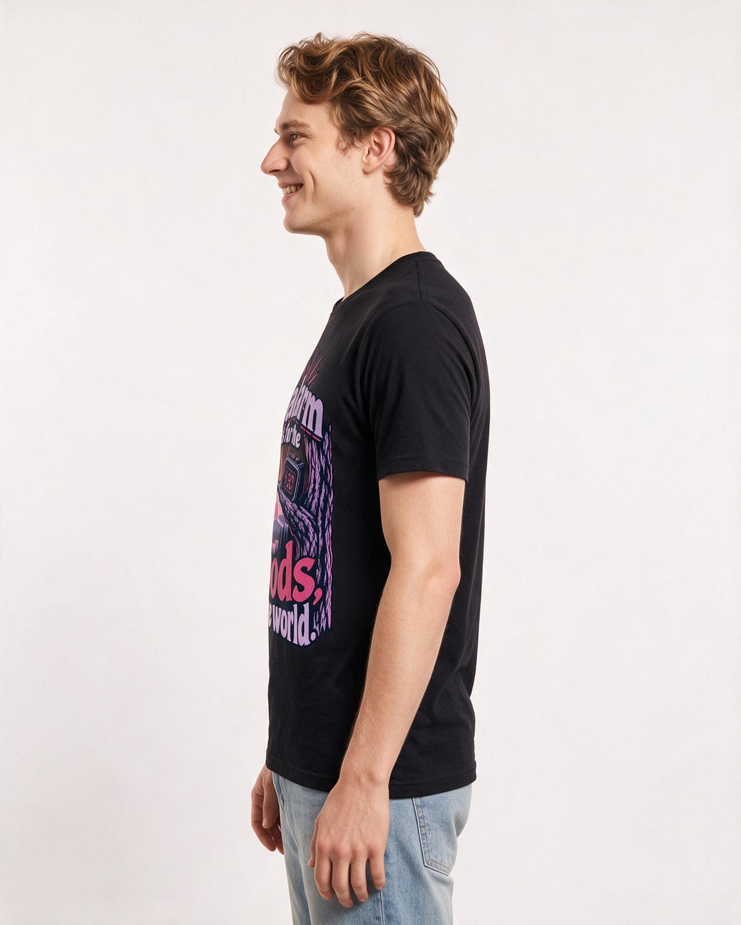 Hunting Black T-Shirt for Men – Everyday Expression Graphic Tee product image 2