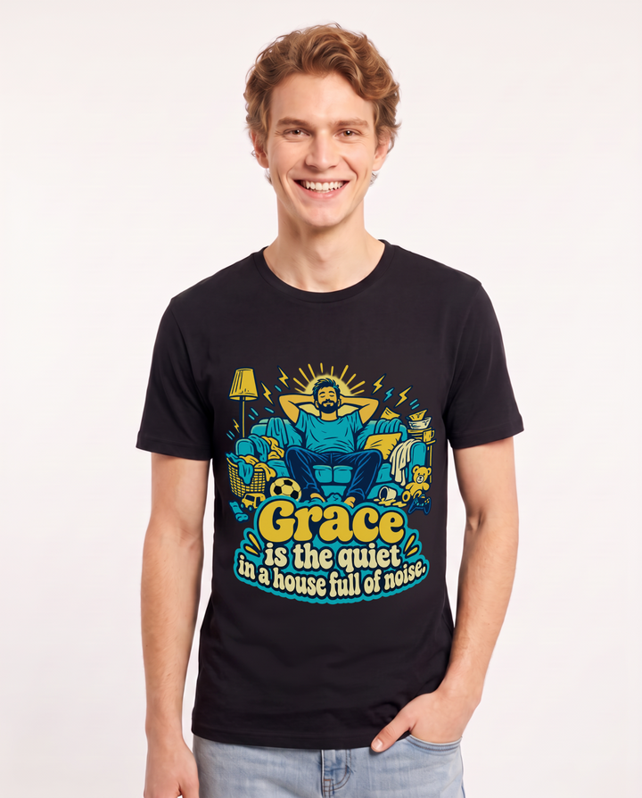 Christian Faith Black T-Shirt for Men – Everyday Expression Graphic Tee product image 3