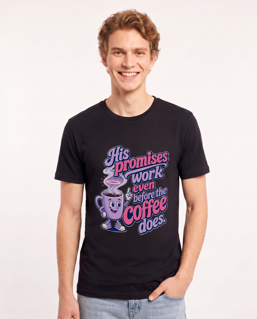 Christian Faith Black T-Shirt for Men – Everyday Expression Graphic Tee product image 1