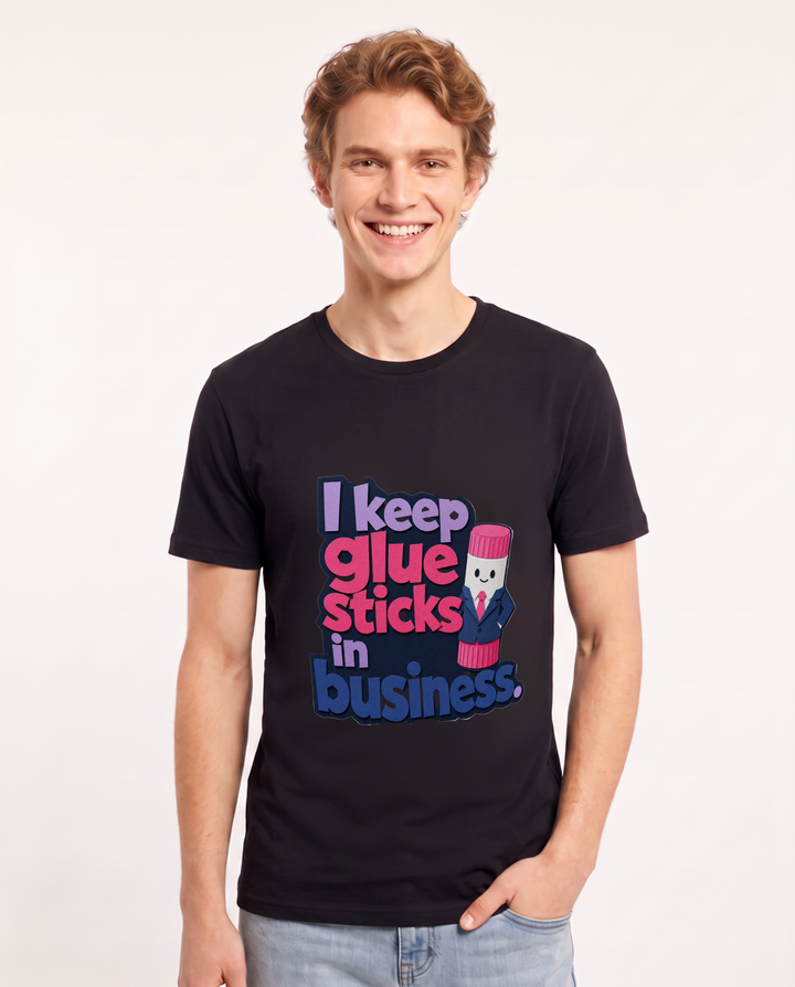 Teacher Black T-Shirt for Men – Everyday Expression Graphic Tee product image 1