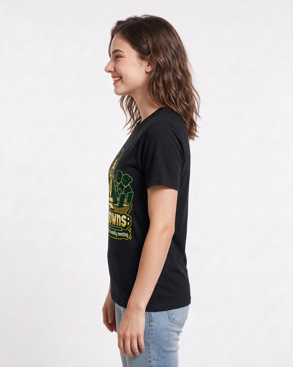 Gaming Black T-Shirt for Women – Game Night Graphic Tee product image 2