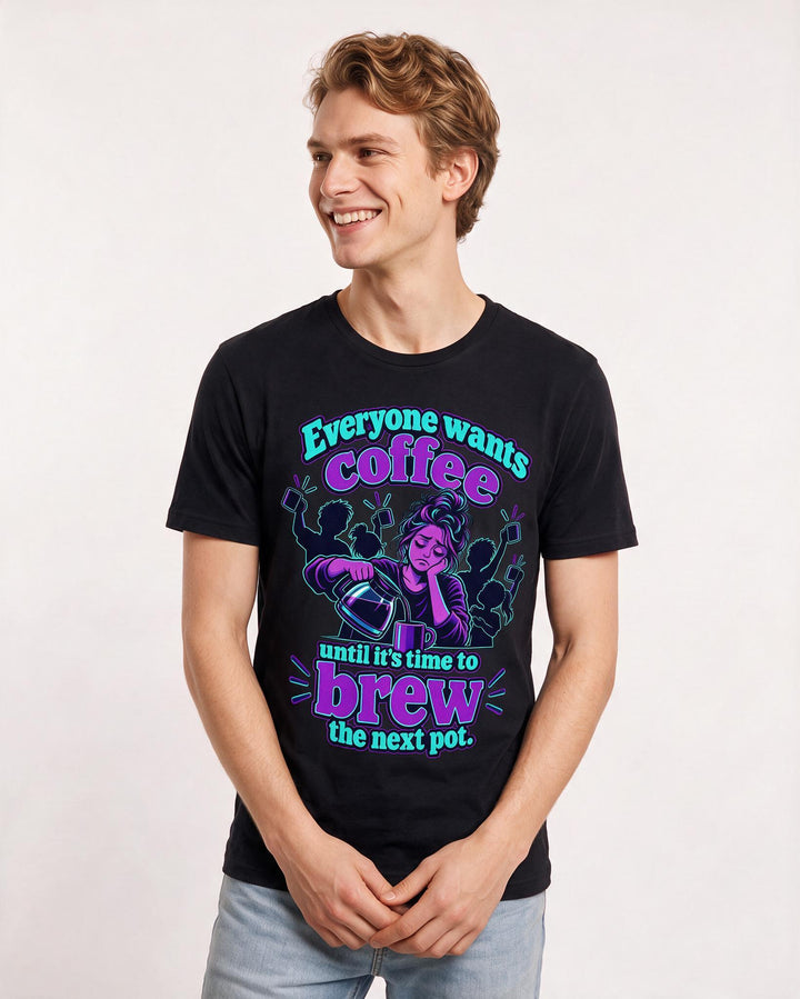Mom Black T-Shirt for Men – Everyday Expression Graphic Tee product image 1