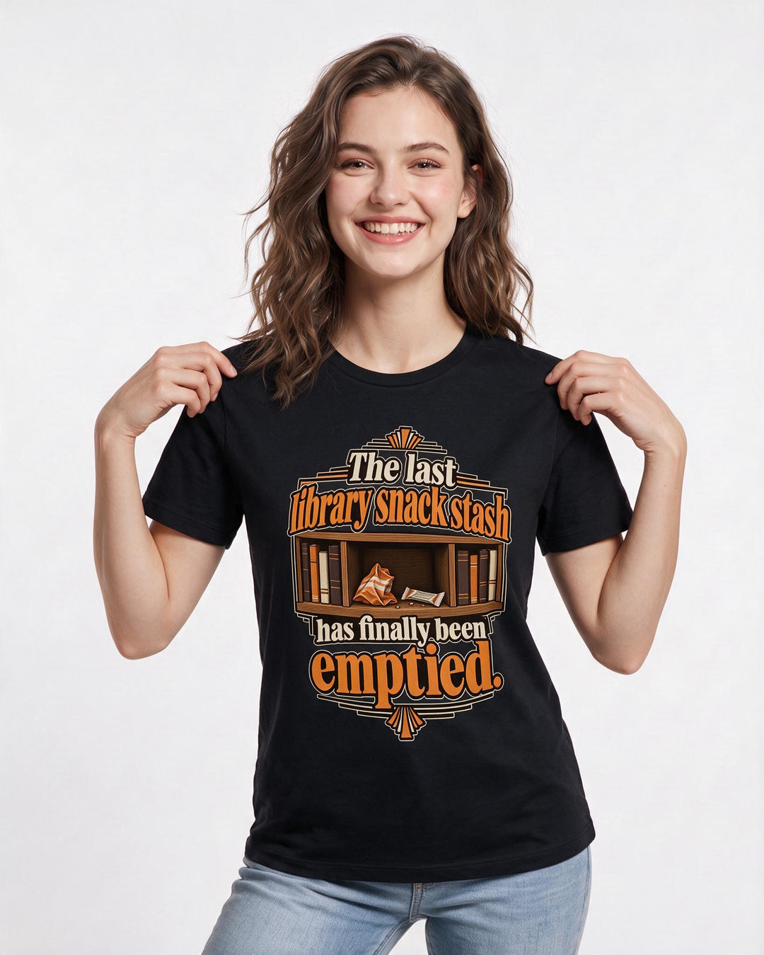 Graduation Black T-Shirt for Women – Everyday Expression Graphic Tee product image 1