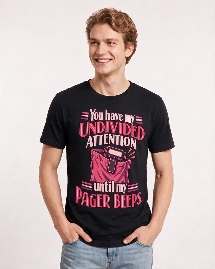 Nurse Black T-Shirt for Men – Nursing Life Graphic Tee product image 1