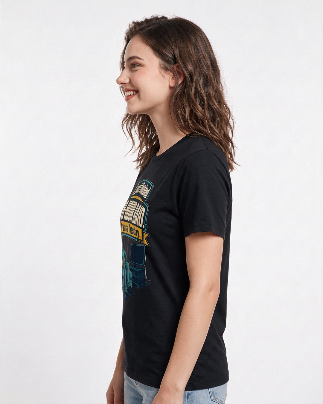 Gaming Women's Black T-Shirt – I just finished an 18-hour raid. It product image 2