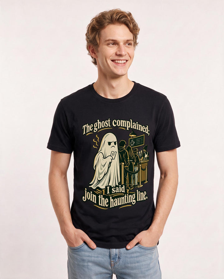 Halloween Black T-Shirt for Men – Halloween Theme Graphic Tee product image 1