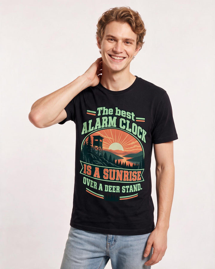 Hunting Black T-Shirt for Men – Everyday Expression Graphic Tee product image 1
