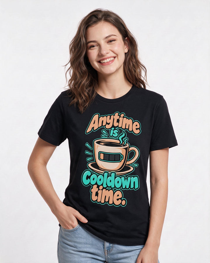 Gaming Black T-Shirt for Women – Game Night Graphic Tee product image 1