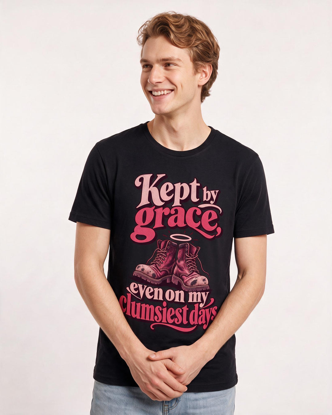 Christian Faith Black T-Shirt for Men – Everyday Expression Graphic Tee product image 1