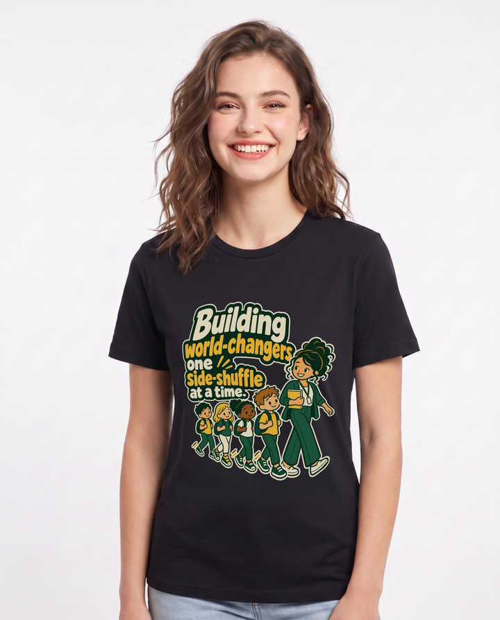 Teacher Black T-Shirt for Women – Everyday Expression Graphic Tee product image 3