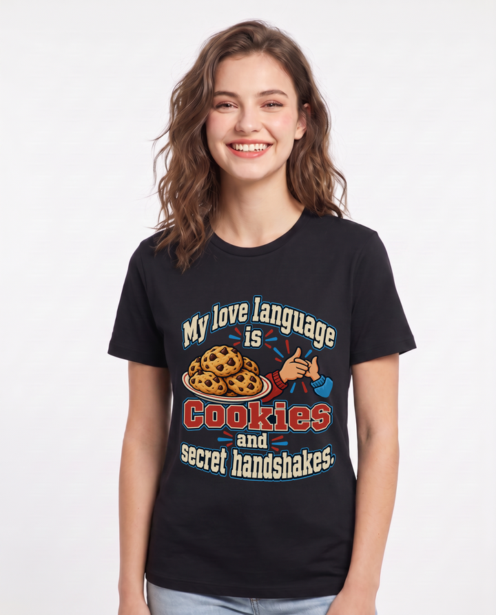 Grandparent Black T-Shirt for Women – Everyday Expression Graphic Tee product image 3