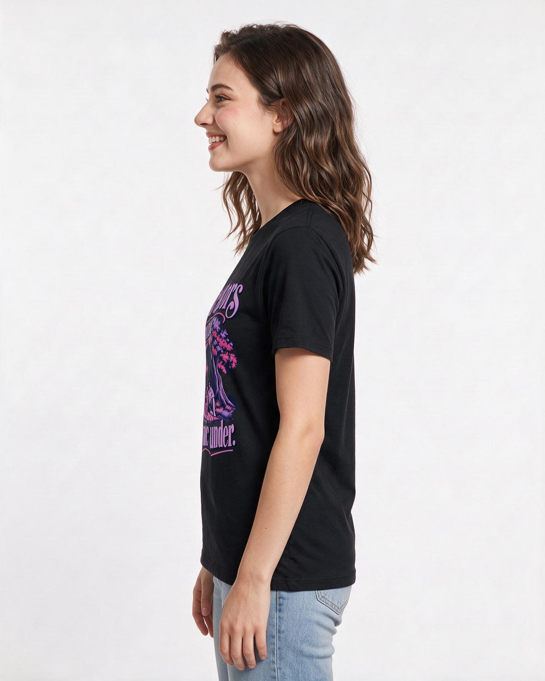 Patriotic Black T-Shirt for Women – Everyday Expression Graphic Tee product image 2