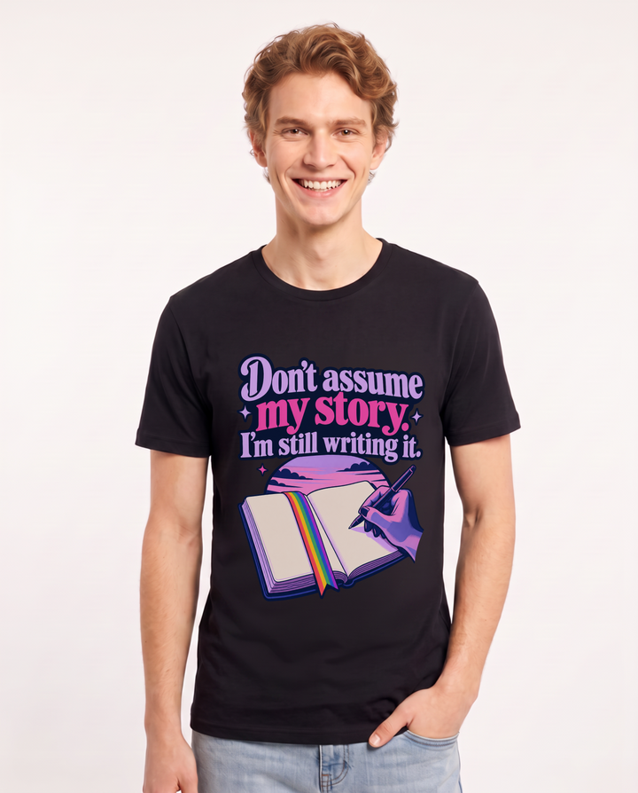 Pride Black T-Shirt for Men – Everyday Expression Graphic Tee product image 3