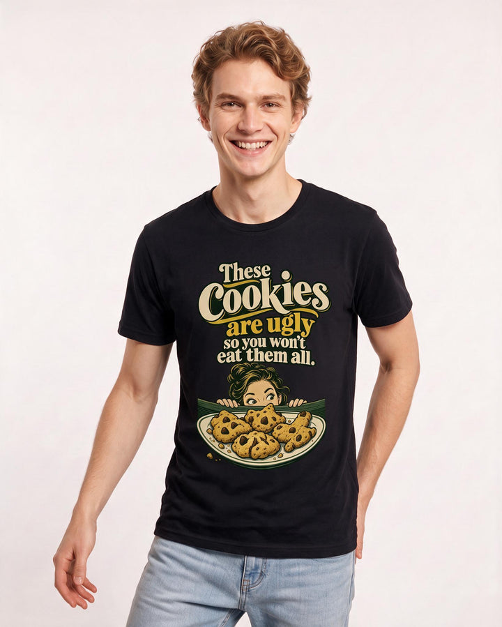 Christmas Black T-Shirt for Men – Holiday Theme Graphic Tee product image 1