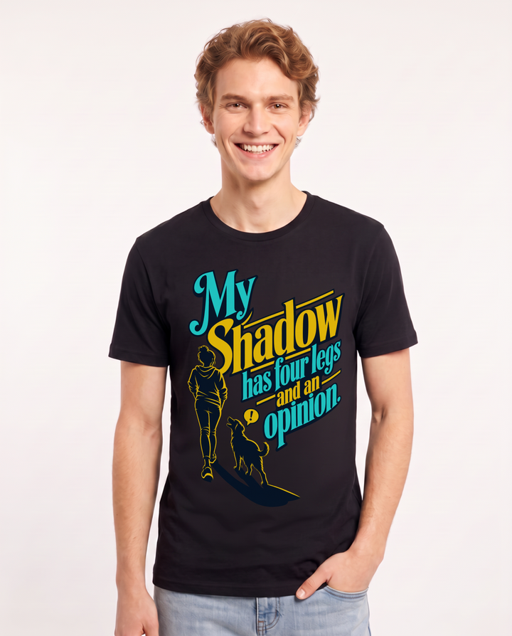 Cat Lover Black T-Shirt for Men – Everyday Expression Graphic Tee product image 3