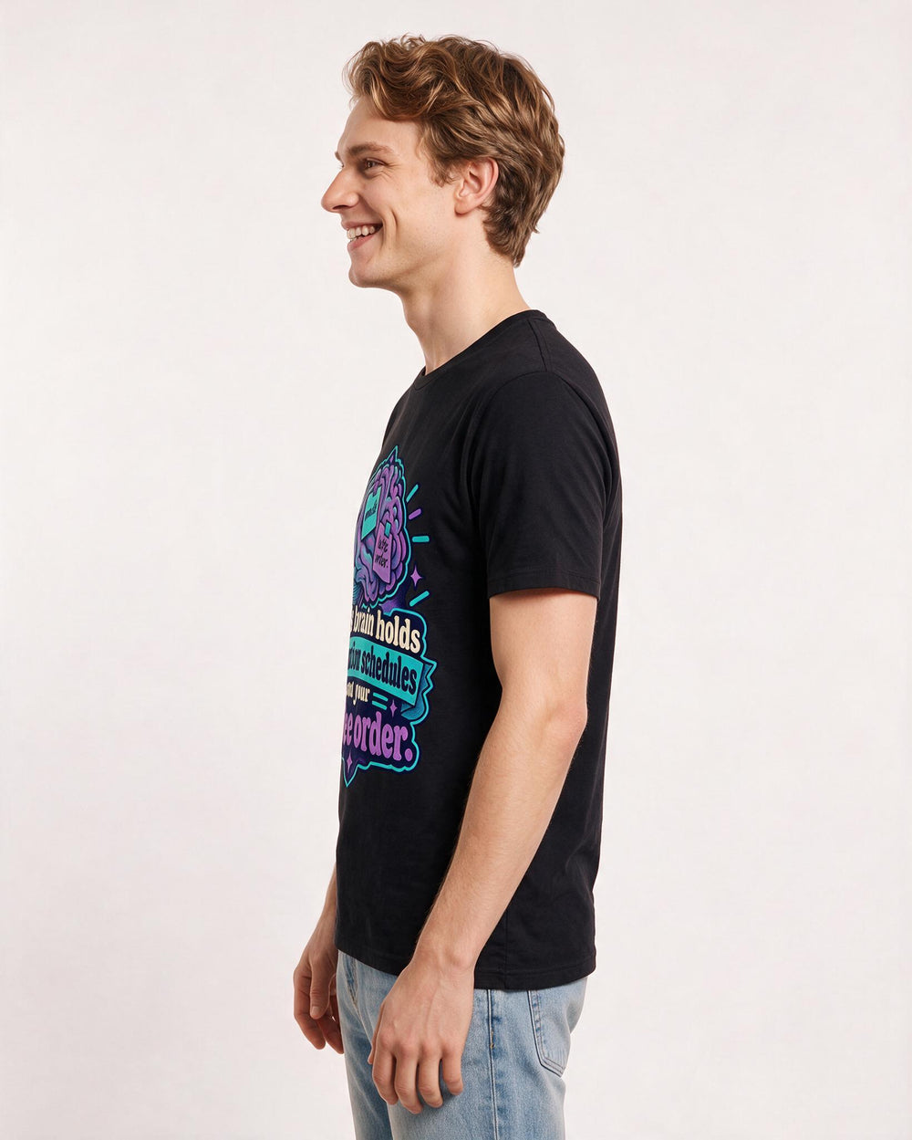 Nurse Black T-Shirt for Men – Nursing Life Graphic Tee product image 2