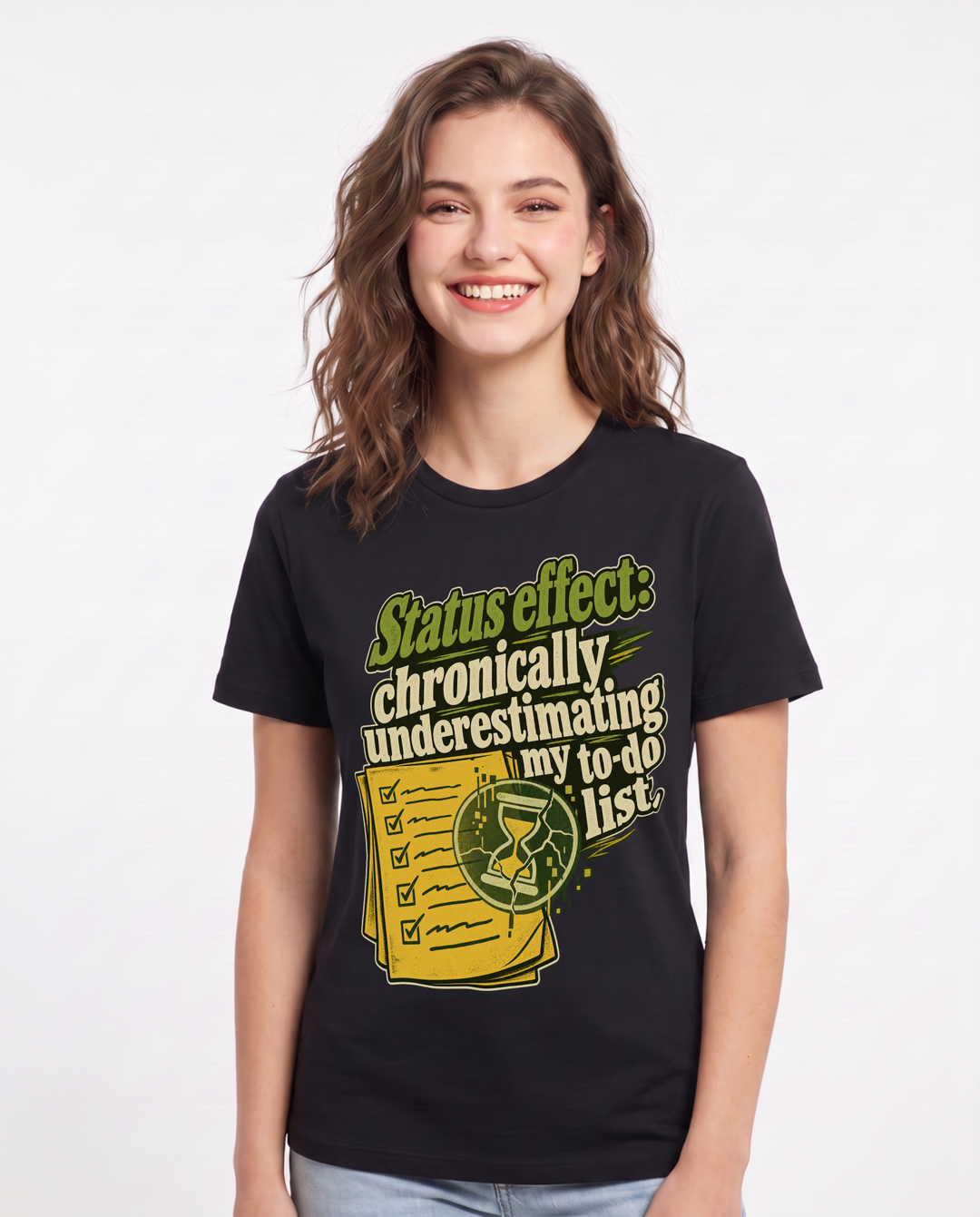 Gaming Black T-Shirt for Women – Game Night Graphic Tee product image 3
