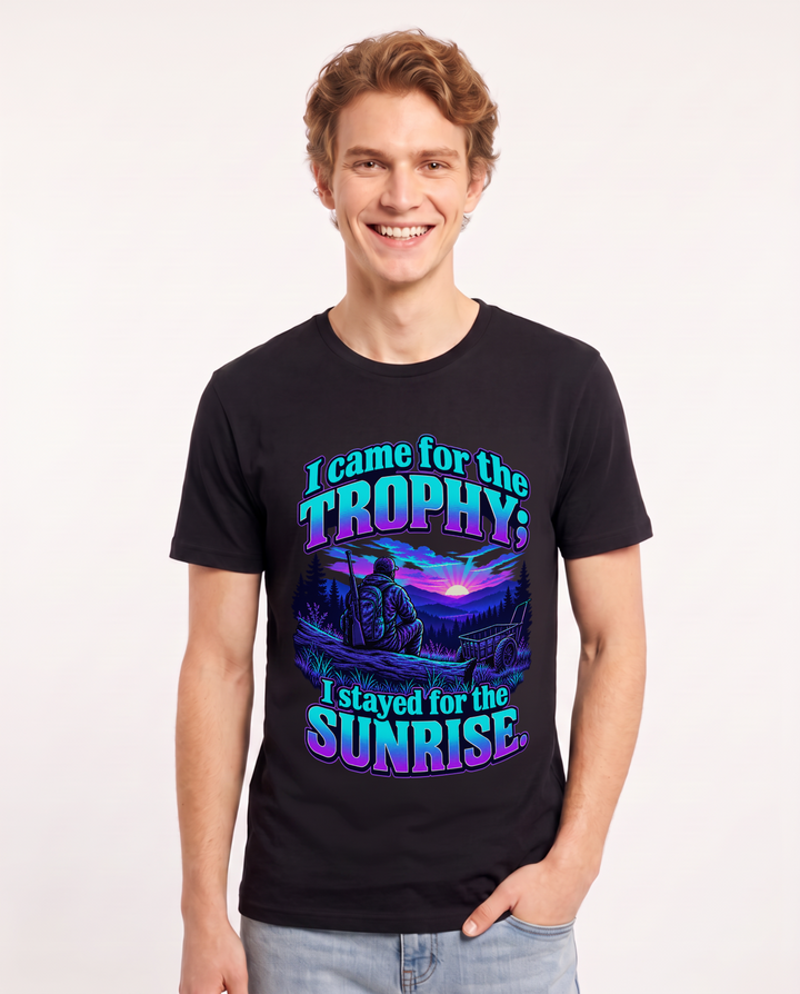 Hunting Black T-Shirt for Men – Everyday Expression Graphic Tee product image 3