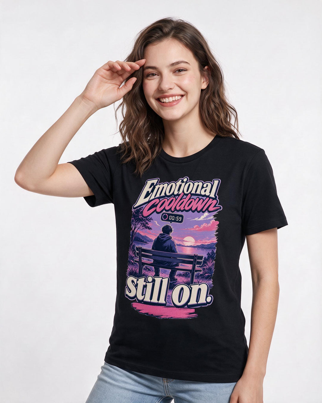 Gaming Black T-Shirt for Women – Game Night Graphic Tee product image 1