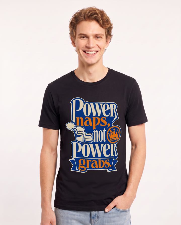 Political Statement Black T-Shirt for Men – Everyday Expression Graphic Tee product image 1