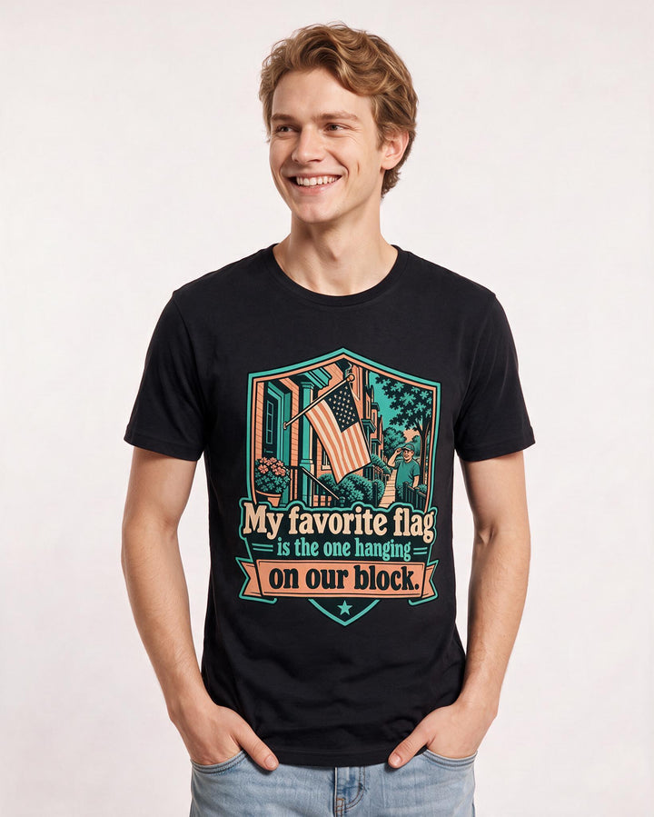 Patriotic Black T-Shirt for Men – Everyday Expression Graphic Tee product image 1