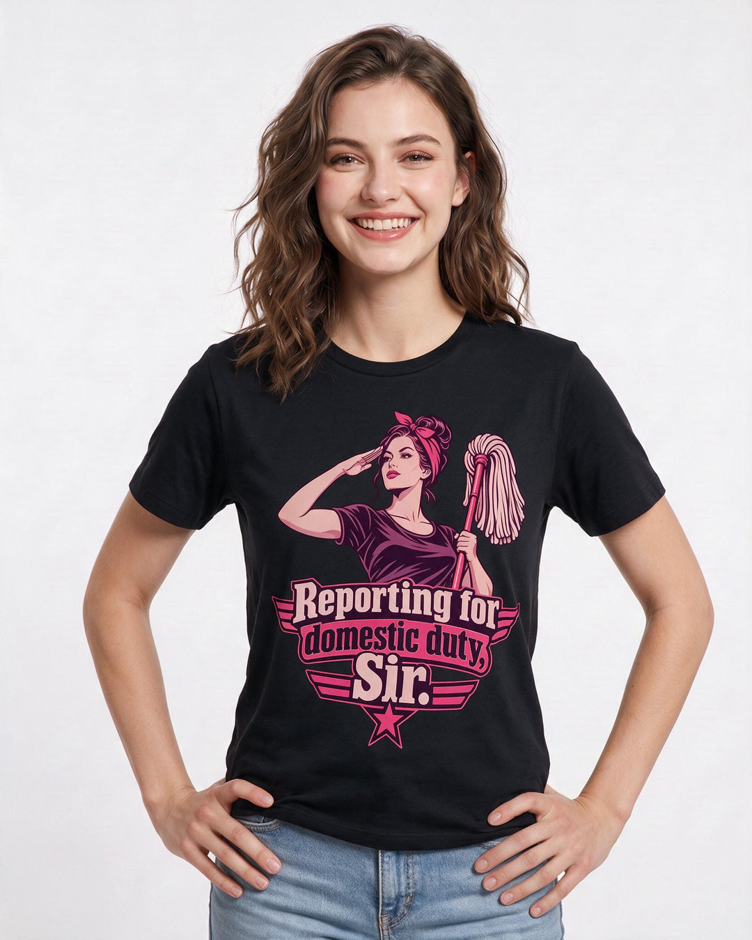 Veteran Black T-Shirt for Women – Everyday Expression Graphic Tee product image 1