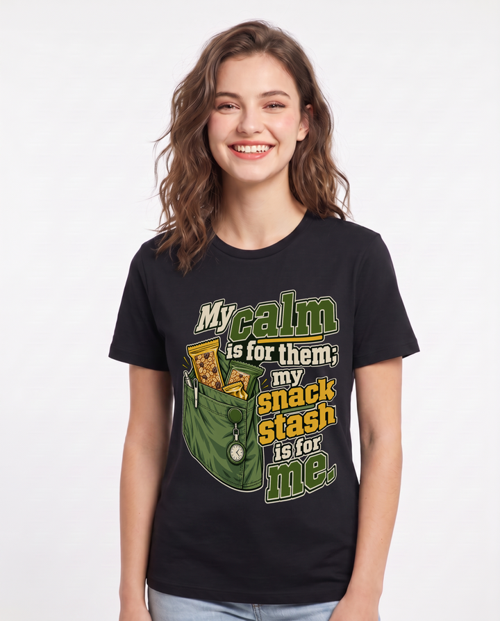 Nurse Black T-Shirt for Women – Nursing Life Graphic Tee product image 3