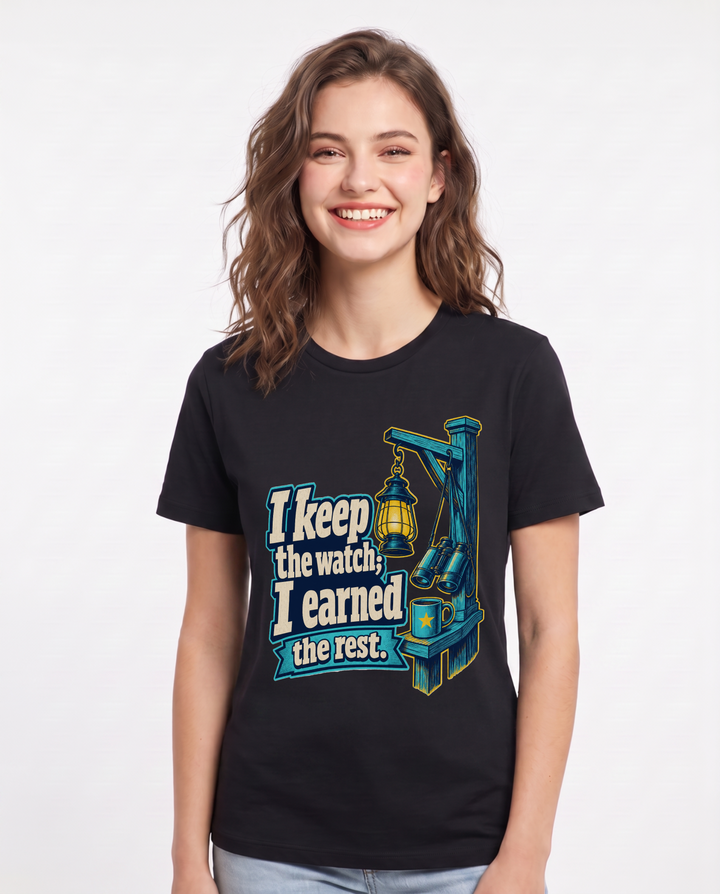 Veteran Black T-Shirt for Women – Everyday Expression Graphic Tee product image 3