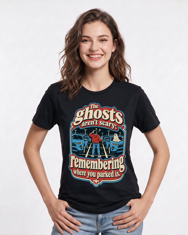 Halloween Black T-Shirt for Women – Halloween Theme Graphic Tee product image 1