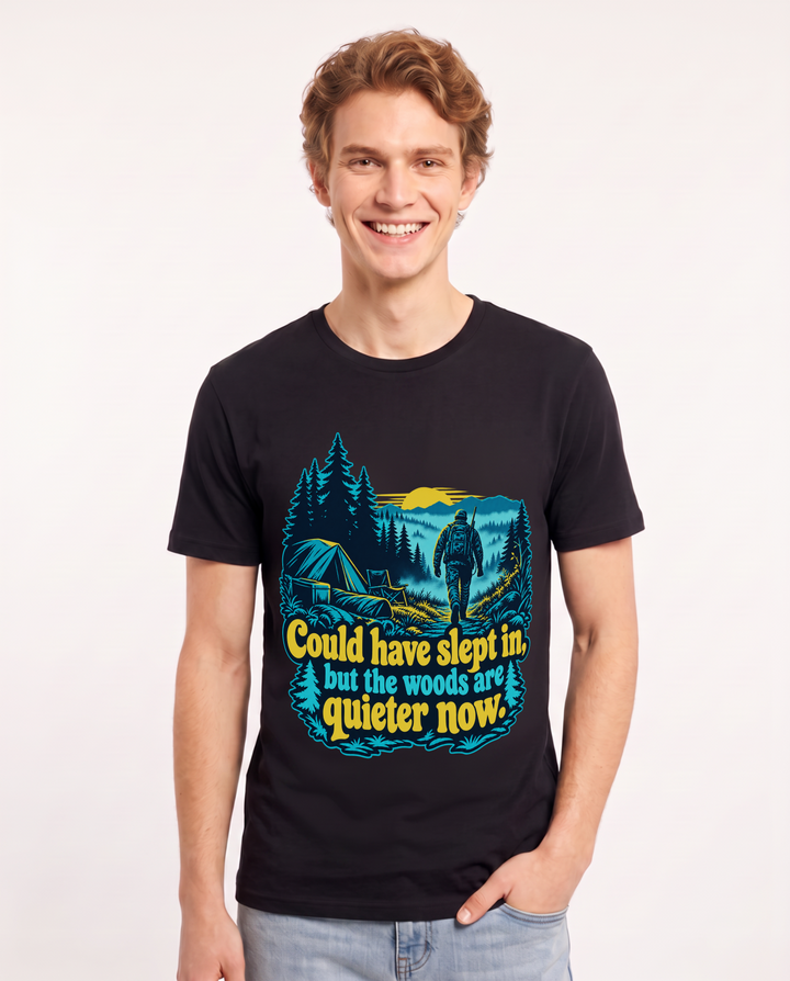 Hunting Black T-Shirt for Men – Everyday Expression Graphic Tee product image 3