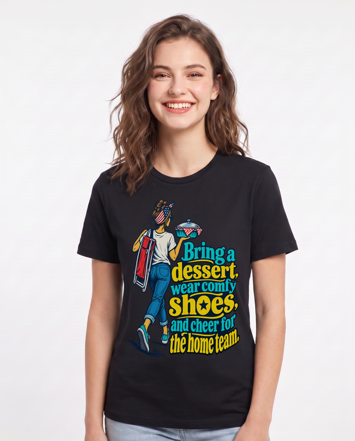 Patriotic Black T-Shirt for Women – Everyday Expression Graphic Tee product image 3